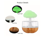 Rain Cloud Air Humidifier Aromatherapy With 7 Colours LED Lights And Raindrops Sound for Relaxing Sleep, Office, Bedroom, Rooms  - Similar Product Imag - ID 134853