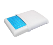  Memory Foam White Bed Gel Pillow Cooling Orthopedic Cushion for Sleeping