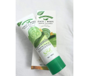Face and body Natural Cucumber Elbow Knee Neck Deep Cleansing Scrub Gel 100ml