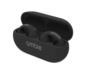 Ambie Earring Wireless Bluetooth Earphones TWS Ear Hook Headset Sport Earbuds - Black  - Similar Product Imag - ID 134801