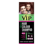 VIP 5-In-1 Shampoo Hair Colour, Brown, 180ml