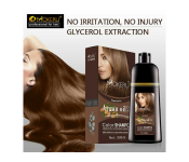 MOKERU Argan oil Speedy Hair Color Shampoo Unisex 500ml Natural Black 