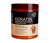 Keratin Hair Care Mask for Healthy Scalp, Balance Hair Mask Deep Conditioner, Hair Butter Mask Front View - ID 137022