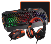 Meetion C500 Gaming Mouse Keyboard and Headset Combo with Mouse Pad - Black  - Similar Product Imag - ID 137070