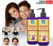 Bundle 2 PCs Set Astaberry Onion Daily Nourish Anti Hair Fall, Anti Dandruff, Hair Revitalizer Shampoo For Men And Women With Goodness of 21 Herbal Extract & Essentials Oils