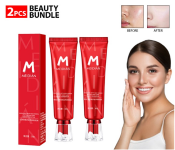 Bundle 2 PCs Set High Quality Liquid Foundation Concealer Moisturizing Flawless Waterproof Birds Nest with Red Ginseng Peptide Skin Care Polypeptide Skin Nourishing Liquid Foundation Make up Natural color