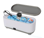 Portable Ultrasonic Jewellery Cleaner 45kHz Multifunctional Cleaner, Professional Domestic Cleaning Instrument for Jewellery, Watches, Glasses, Braces, Razors, Cosmetic Brushes  - Similar Product Imag - ID 137393