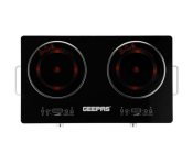 Geepas GIC6131 Double Infrared Cooker Ceramic Heating - Black  - Similar Product Imag - ID 54489