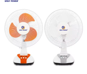Portable Rechargeable Outdoor Indoor 12 INCH AC/DC Led Emergency Table Fan With Solar pannel And Power Bank