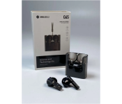 G65 Wireless TWS Stereo HiFi Crystal Transparent Bluetooth Earphone - Black 