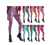 Womens Ultra Soft Seamless Space Dye Leggings Free Size - Assorted  - Similar Product Imag - ID 138030