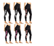 Super Soft Thick Fleece Lined Leggings Cozy Warm Stretchy - Assorted 