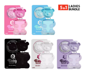 Bundle 1 PCs Set Baby Dream BD-1Blue EDP De Parfume - 30 ml + 1 PCs Set Baby Dream BD-3 Black Eau De Parfume - 30 ml + 1 PCs Set Baby Dream BD-2 Pink Eau De Parfume - 30 ml + 1 PCs Set Baby Dream BD-4 White Eau De Parfume - 30 ml + 1 PCs Set Baby Dream BD-5 PurpleEau De Parfume - 30 ml