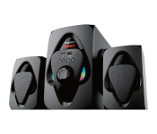 Impex HT 2115 2.1 Channel Multimedia Home Theater Music Player MP3 USB Card Reader FM Radio Remote Control