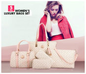 TTCasual 5 Pieces Handbags Set for Women white Image