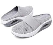 Fashion Breathable Mesh Slip-On Shoes Good-Looking Travel Essentials For Women EU 36 - Grey  - Similar Product Imag - ID 132461