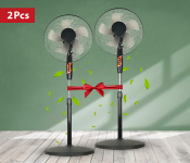 Bundle 2 PCs Set Generic Pedestal Fan 16
