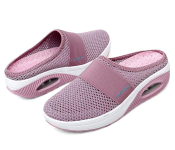 Fashion Breathable Mesh Slip-On Shoes Good-Looking Travel Essentials For Women EU 39 - Purple Front View - ID 132452