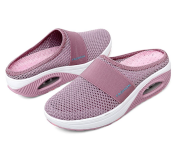 Fashion Breathable Mesh Slip-On Shoes Good-Looking Travel Essentials For Women EU 41 - Purple Front View - ID 132449