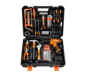 High Quality Home Power Tools Combo Kit Tool Set with 84pcs Accessories Toolbox and 12V Cordless Drill Set for Home Cordless Repair Tool Kit  - Similar Product Imag - ID 138405