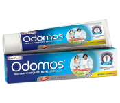 Odomos Non-Sticky Mosquito Repellent Cream with Vitamin E & Almond - 100g