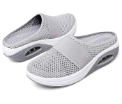 Fashion Breathable Mesh Slip-On Shoes Good-Looking Travel Essentials For Women EU 39 - Grey  - Similar Product Imag - ID 132464