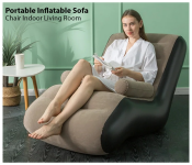 Creative inflatable recliner inflatable sofa lounger lazy floor Image