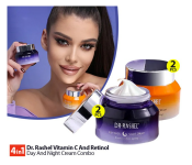 Bundle 2 PCs Set Dr. Rashel Vitamin C And Retinol Day And Night Cream Combo