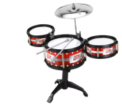 Musical Percussion Instrument Jazz Drum With Drum Stick And Chair For Kids 