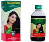 Kalan Ayurveda's Neelibhringadi Hair Oil Hair Loss uses amla indigo brahmi coconut 