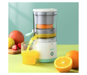Portable Citrus Juicer Hands Free Electric Orange Juicer Button Easy Press Fruit and Vegetable Juicer 