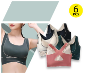 Bundle 6 PCs Set Adjustable Bra Soft and Image