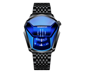 New Hot Diamond Style Quartz Watch Waterproof Fashion Steel Band Men Women Fashion Stainless Steel Waterproof Luxury Golden