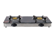 Mebashi MEGS1002G Double Burner Steel Gas Stove Image