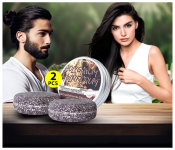 Bundle 2 PCs Set Polygnum Hair Regrowth Shampoo Bar ,Anti Hair Loss, Natural Organic Hair Darkening Shampoo Bar, Promotes Hair Growth