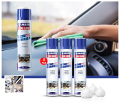 Bundle 3 PCs Set V-MAFA 650ml Car Care Multi-Purpose Foam Car Cleaner 