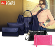 Bundle 1 PCs Set PU Leather Ladies Wallet Image