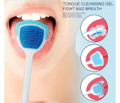 Oral Hygiene Brush & Tongue Cleansing Gel, 2024 New Probiotic Tongue Cleaning Gel Set, Tongue Cleaning Gel, Tongue Scraper Precise Cleaning Brush Kit, Tongue Cleaning Paste (Mint)