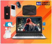 Bundle 1 PCs Set HP Chromebook 11 G5 EE With Playstore 11.6 Inch Intel Celeron N3060 Processor 4GB RAM 16GB SSD Intel HD Graphics Refurbished Laptop - Black + 1 PCs Set inPods 12 Twin Bluetooth Headset - White + 1 PCs Set TG 113 Portable Wireless Bluetooth Stereo High Bass Speaker - Assorted + 1 PCs Set MACON MP3 Music Player with Headset and USB Cable, Support SD Card Upto 4GB Multicolor + 1 PCs Set Enet Wired Optical USB Mouse - Black + 1 PCs Set Jongo Powerbank with Strong Light Real Capacity 20000mAH - White + 1 PCs Set Padded Strap 15.6 inch Laptop Bag - Black