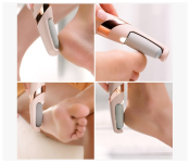 Bundle 2 PCs Set RMN Wanhengda Pedi Electronic Finishing Touch Tool and Callus Remover - Rose Gold