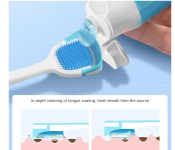 Bundle 2 PCs Set Oral Hygiene Brush & Tongue Cleansing Gel, 2024 New Probiotic Tongue Cleaning Gel Set, Tongue Cleaning Gel, Tongue Scraper Precise Cleaning Brush Kit, Tongue Cleaning Paste (Mint)
