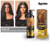 Bundle 1 PCs Set Argan Oil Extract Protein Hair Shampoo Anti-Hari Fall Renewal 900ml + 1 PCs Set Argan Oil Protein Anti-Hair Fall & Renewal Conditioner 900 ML