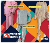 Bundle 1 PCs Set Womens Autumn Winter Warm Pajamas Pants Set Flannel Thick Korean Fleece Sleepwear Female Velvet Pajama Woman Home Suite - Assorted + 1 PCs Set Autumn Winter Warm Flannel Thick Homewear Long Sleeve Cartoon Sleepwear Female Pajamas Suit Wearable - Assorted + 1 PCs Set Autumn Winter Coral Fleece Home Wear Pajamas Suit For Women - Violet