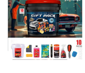All Ultimate Car Care Holiday Car Wash Cleaning Gift Bucket (10 Pieces)