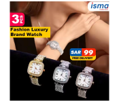 Quartz Luxury Women's Retro Square Pointer Luxury Rhinestone Analog Party Watch