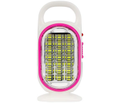 Geepas GE53033 LED Emergency Lantern With Solar Panel 21 PCS HI-POWER LED - White and Pink