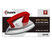 KRAWN Dry Iron for Clothes Dry Iron-Travel Electric Iron,