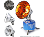 Camping Outdoor Winter Bottle Gas Heater with Storage Box Mini Kerosene Gas Heater Adjustable Windproof Butane Stove Warmer Travel Camping Warmer Fishing Hiking Warmer