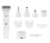 Olsenmark OMLS4109 6-in-1 Ladies Grooming Set Digital Display and Rechargeable Kit - White
