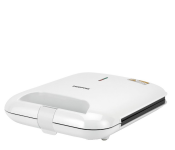 Geepas GGT36548 1400 W Grill Maker With Non-Stick Cooking Plates And Overheat Protection - White